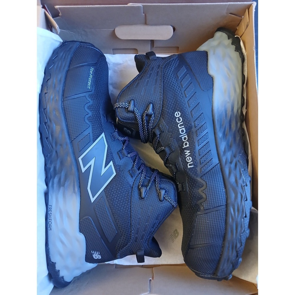 New Balance Fresh Foam Cremorne Mid EH Black Grey Work Boots Men 13 2E Wide NEW - Picture 12 of 13
